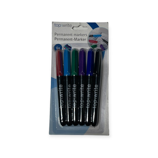 Topwrite - permanent markers (6st)