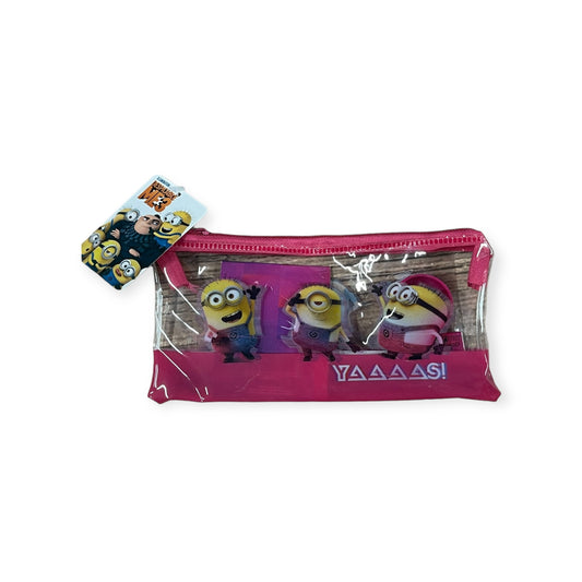 Minions Etui - Roze